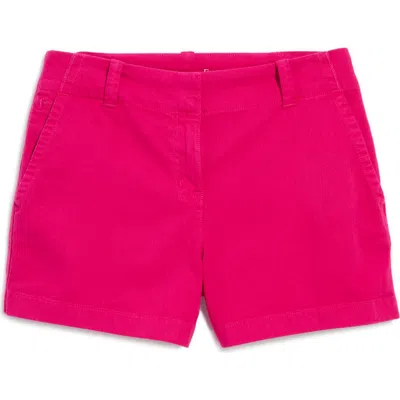 Vineyard Vines Herringbone Stretch Cotton Shorts In Pink