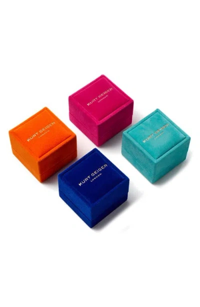 Kurt Geiger London Love Script Ring In Gold