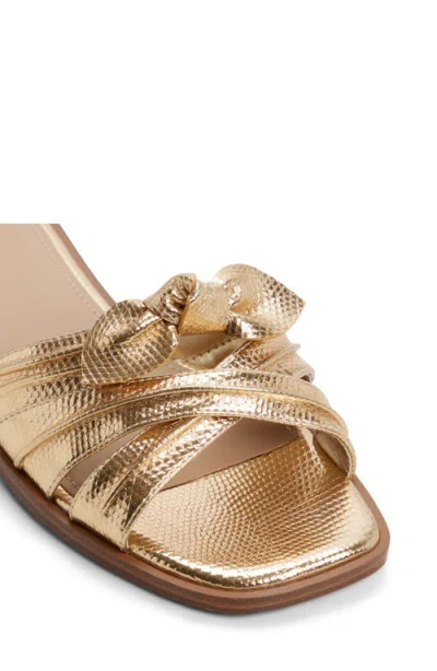 Aldo Sunbeam Knotted Slide Sandal In Blue