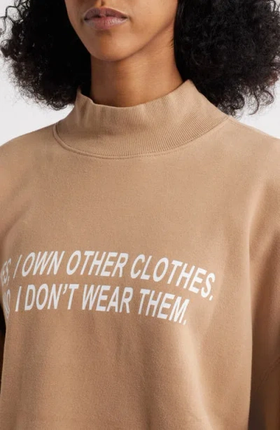 Happy Camp3r Own Other Clothes Mock Neck Sweatshirt In Animal Print