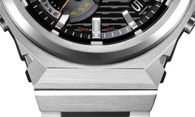 G-shock Gst-b1000d-2a Black Smartphone Linked Solar Bracelet Watch, 46.9mm X 44.2mm In White