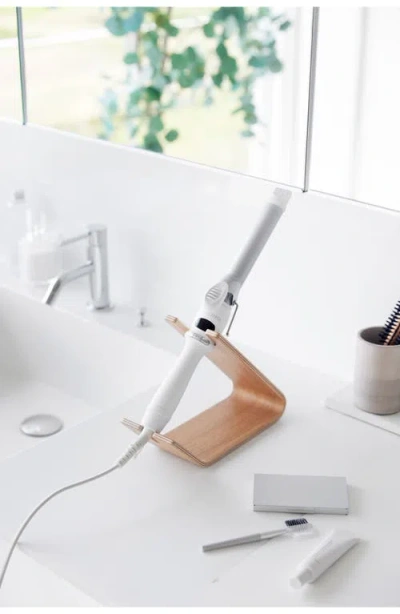 Yamazaki Hair Dryer & Iron Stand In Brown