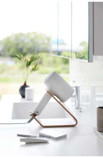 Yamazaki Hair Dryer & Iron Stand In Brown