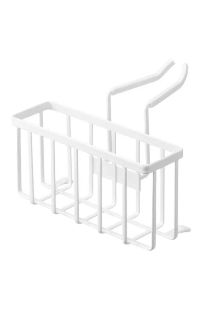 Yamazaki Hanging Sponge Caddy In White