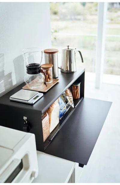 Yamazaki Wide Bread Box In Black