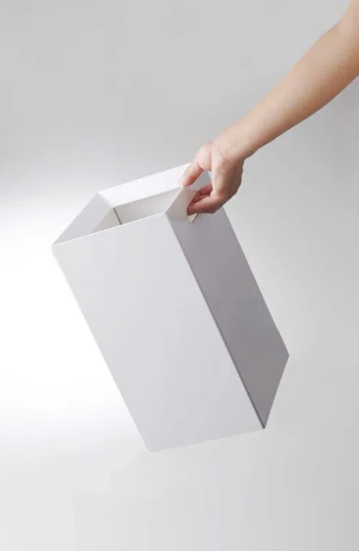 Yamazaki Trash Can In White
