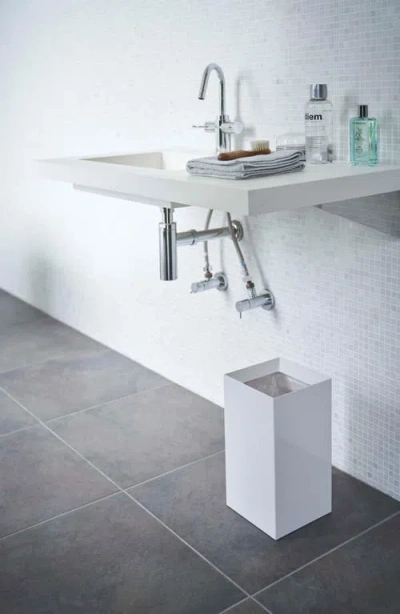 Yamazaki Trash Can In White