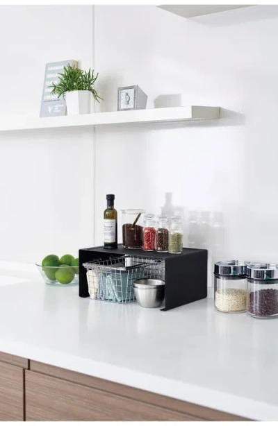 Yamazaki Stackable Countertop Shelf In Black