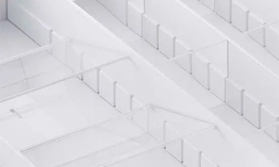 Yamazaki Expandable Cutlery Organizer In White