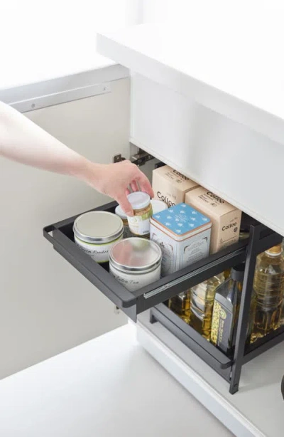 Yamazaki 2-tier Pull Out Shelf In Black
