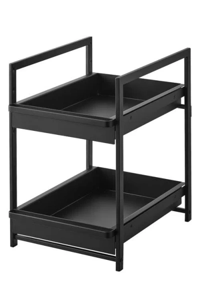 Yamazaki 2-tier Pull Out Shelf In Black
