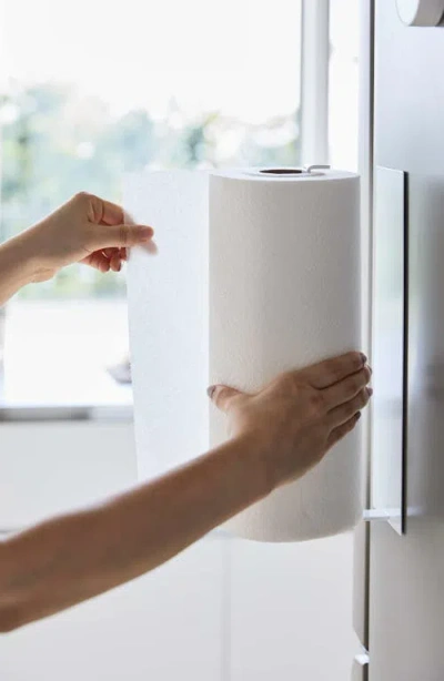 Yamazaki Magnetic Paper Towel Holder In White