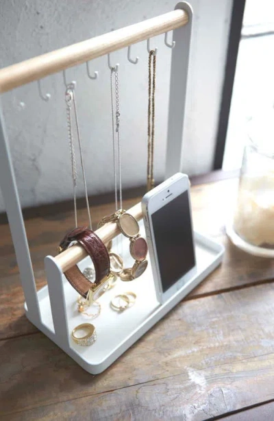 Yamazaki Jewelry/accessory Display Stand In White