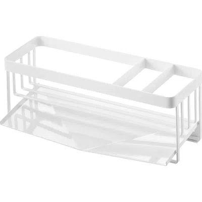 Yamazaki Sponge & Bottle Holder In White