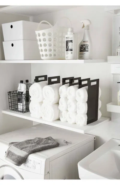 Yamazaki Towel Storage Organizer In Black