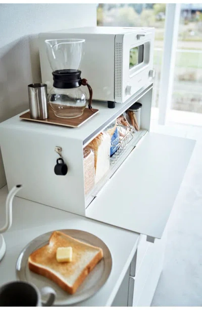 Yamazaki Wide Bread Box In White