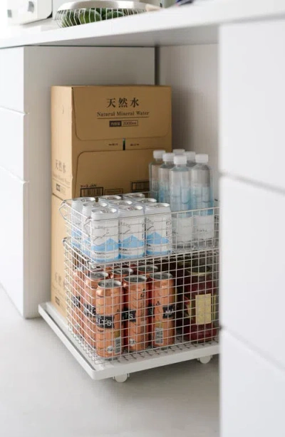 Yamazaki Rolling Caddy In White