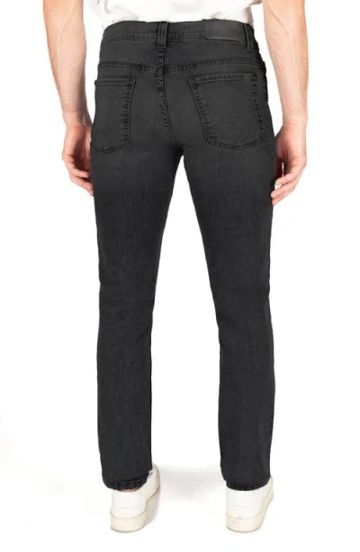 Fidelity Denim Jimmy Slim Straight Leg Jeans In Black