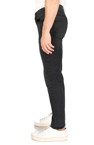 Fidelity Denim Jimmy Slim Straight Leg Jeans In Black