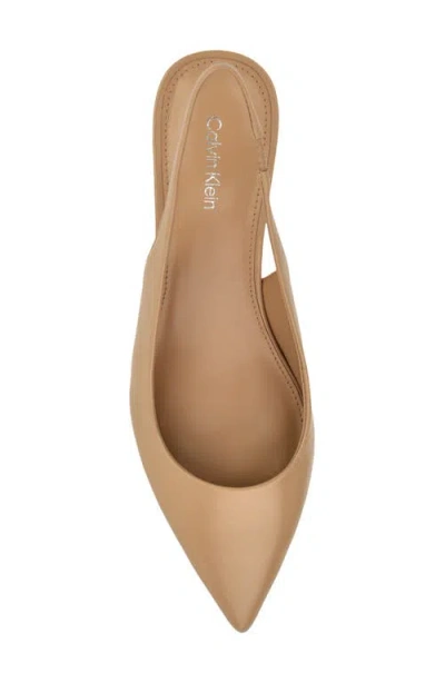 Calvin Klein Women's Mavalyn Tapered Low Wedge Slingback Pumps In Multi