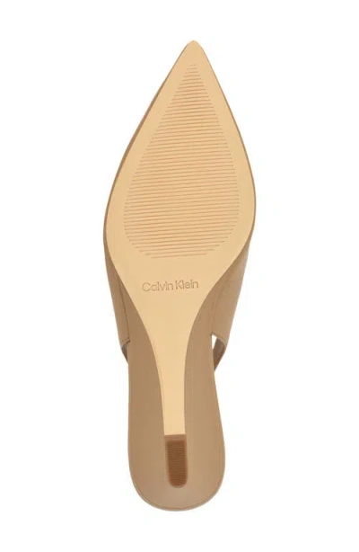 Calvin Klein Women's Mavalyn Tapered Low Wedge Slingback Pumps In Multi