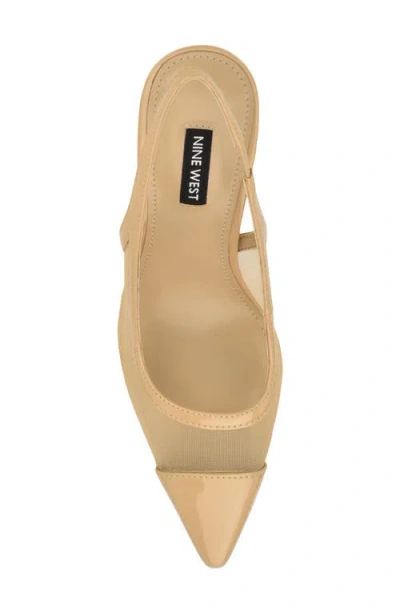 Nine West Women's Jermain Slingback Dress Pumps In Brown