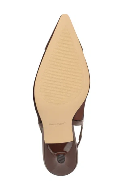Nine West Women's Jermain Slingback Dress Pumps In Brown