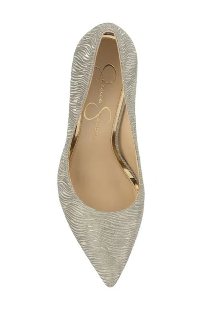 Jessica Simpson Cassani Pointy Toe Pump In Gray