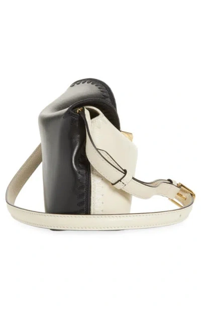 Totême Toteme T-lock Embroidered Leather Clutch In Green