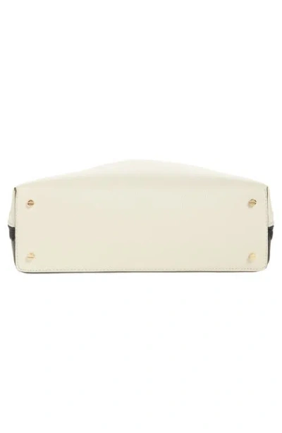 Totême Toteme T-lock Embroidered Leather Clutch In Green