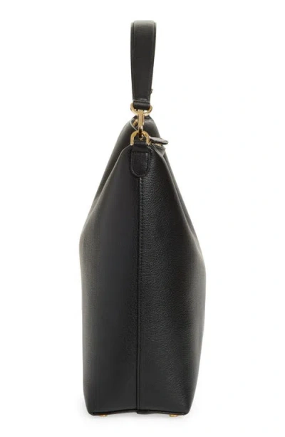 Totême Toteme Medium Bevel Leather Hobo Bag In Pink