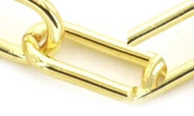 Panacea Layered Crystal Barrel Pendant Necklace In Gold