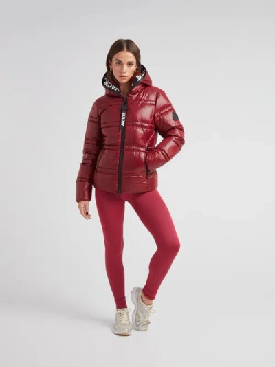 Jack1t R4d Tramline Racer Hooded Puffer Jacket In Multi