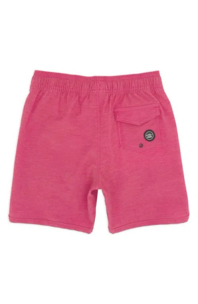 Feather 4 Arrow Kids' Solid Board Shorts In Pink