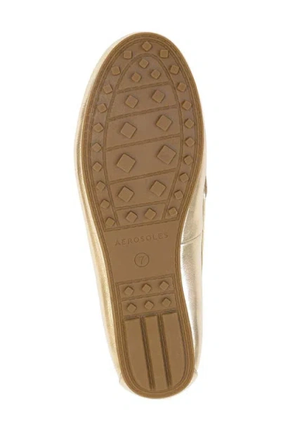 Aerosoles Women's Drita Flat In Gold