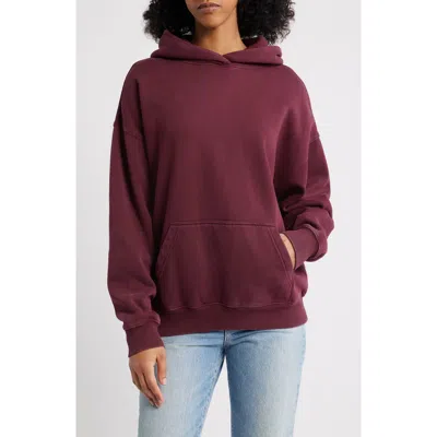 Pacsun Core Washed Hoodie In Burgundy