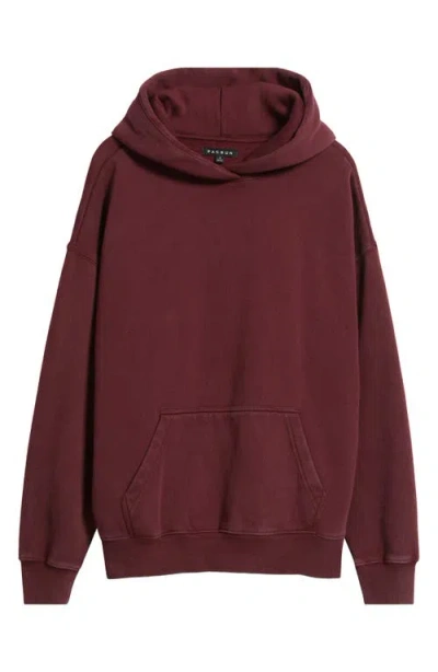 Pacsun Core Washed Hoodie In Burgundy
