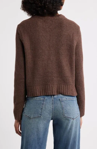 Pacsun Naomi Crewneck Sweater In Brown