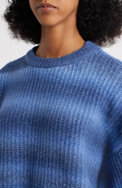 Pacsun Alexia Oversize Rib Sweater In Blue