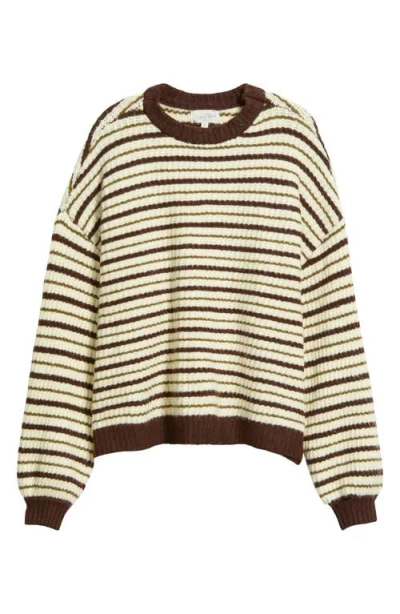 Pacsun Alexia Oversize Rib Sweater In Neutral