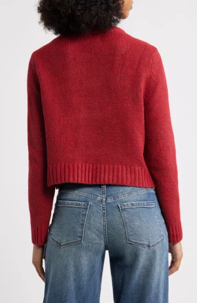 Pacsun Naomi Crewneck Sweater In Red