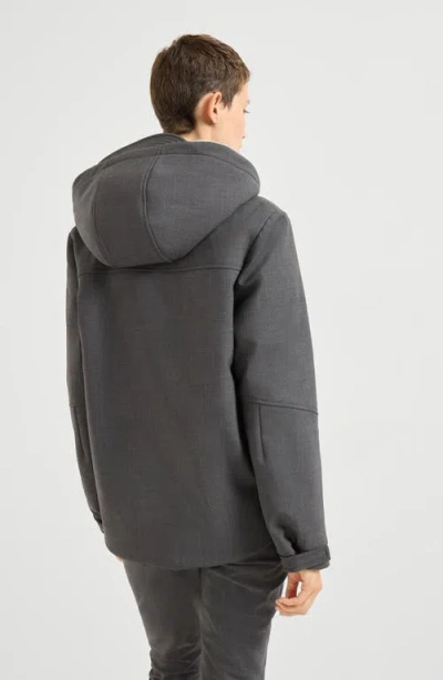 Brunello Cucinelli Mountain Outerwear Jacket In Gray