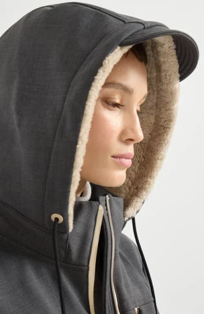 Brunello Cucinelli Mountain Outerwear Jacket In Gray