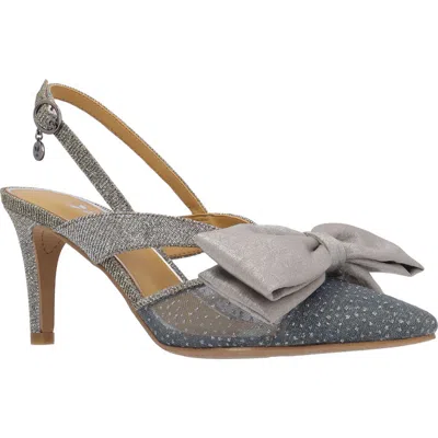J. Reneé Morigen Slingback Pointed Toe Pump In Gray