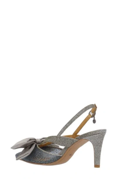 J. Reneé Morigen Slingback Pointed Toe Pump In Gray