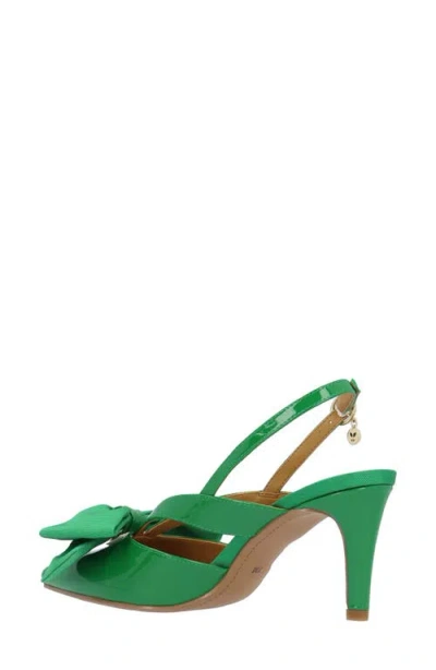 J. Reneé Morigen Slingback Pointed Toe Pump In Green