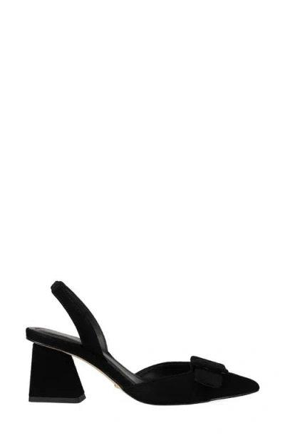 Pelle Moda Imia Slingback Pointed Toe Pump In Black