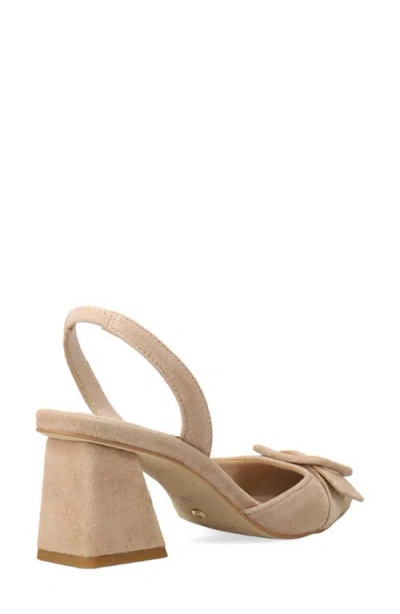 Pelle Moda Imia Slingback Pointed Toe Pump In Brown