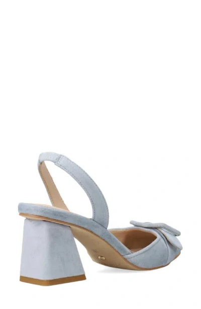 Pelle Moda Imia Slingback Pointed Toe Pump In Blue