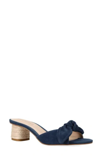 Pelle Moda Eaden Slide Sandal In Blue